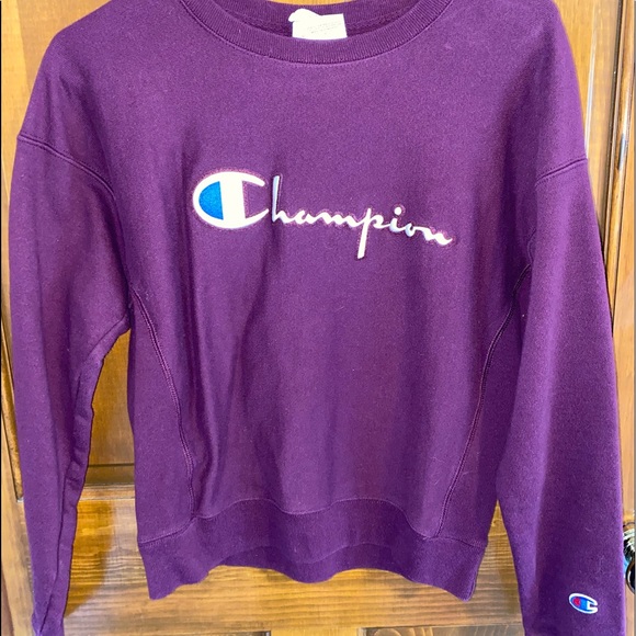 Champion Sweaters - Maroon Champion Crewneck Sweater